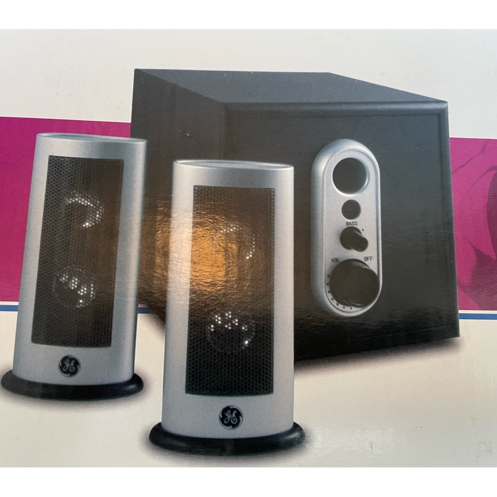 GE 2.1 Multimedia Speaker System
